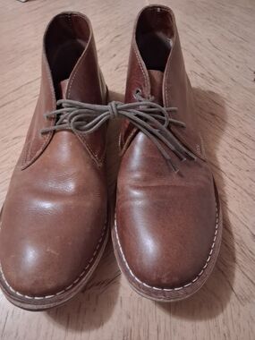 Franco Fortini 10.5 M Brown Leather Desert Chukka Boots